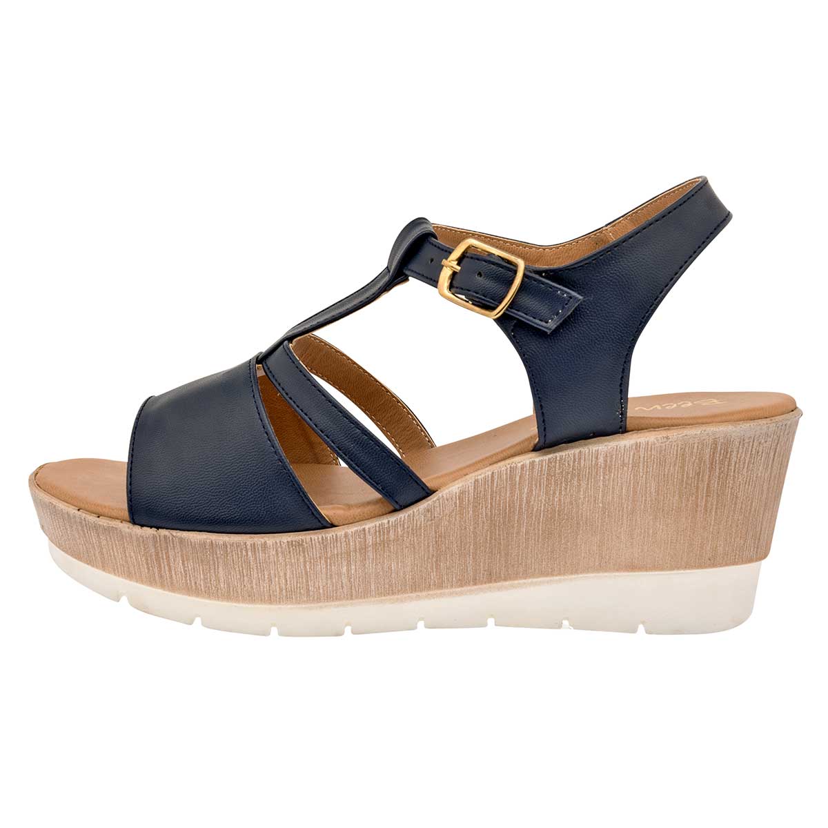 Sandalias Exterior Piel sintética Color Marino Para Mujer De Been Class