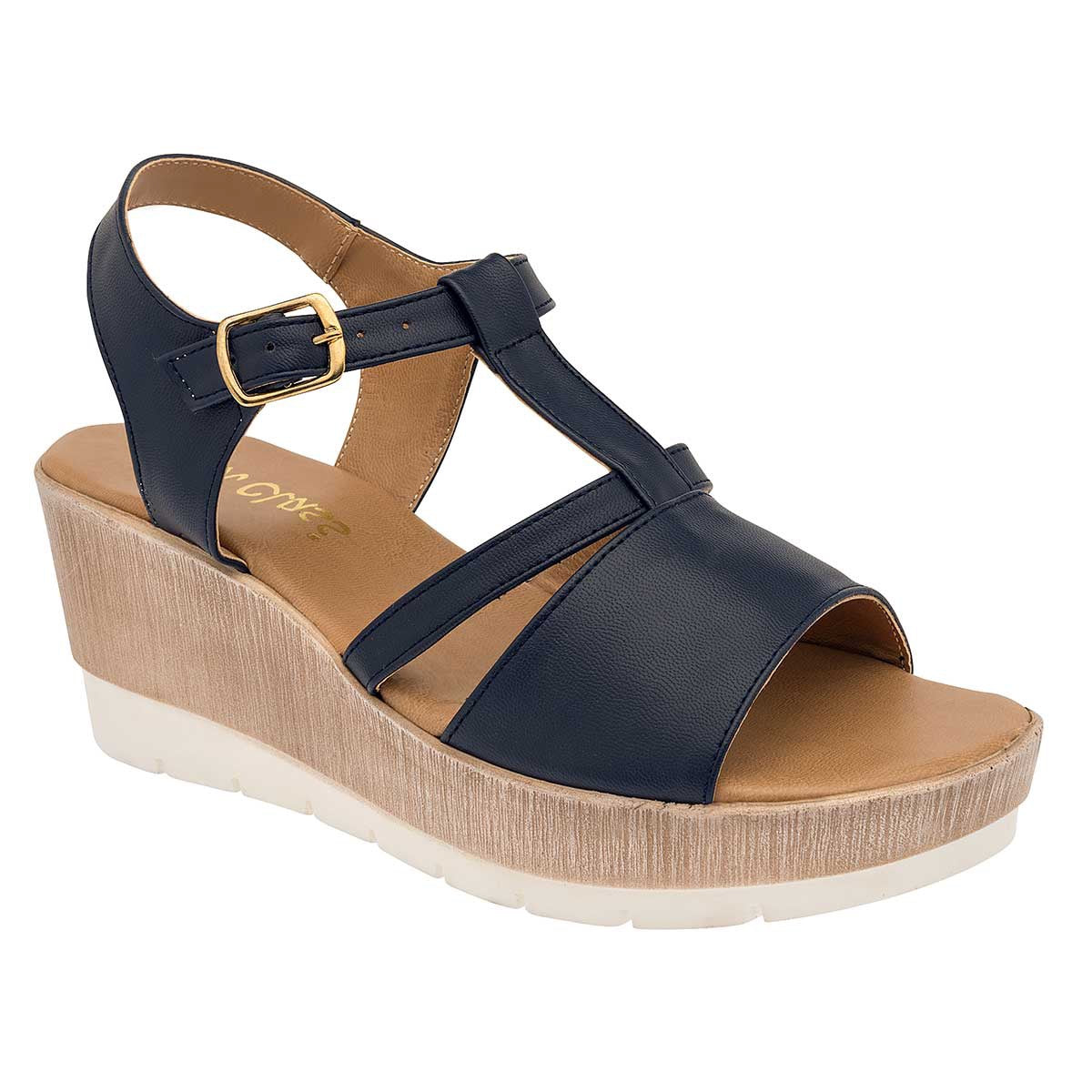 Sandalias Exterior Piel sintética Color Marino Para Mujer De Been Class