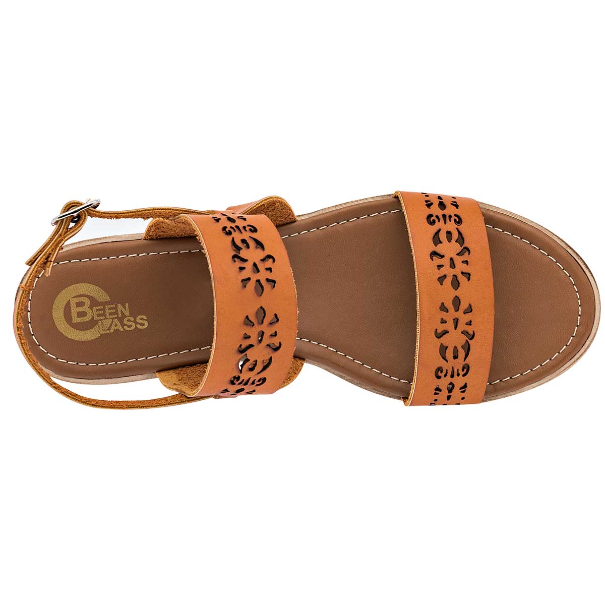 Sandalias Exterior Piel sintética Color Camel Para Mujer De Been Class