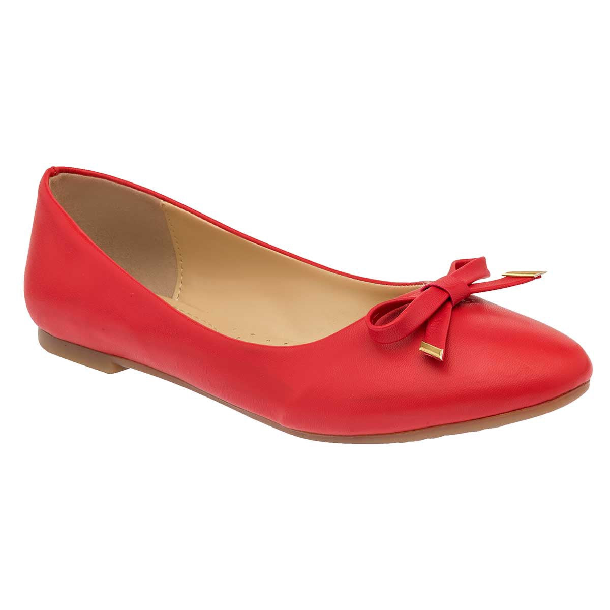 Flats Exterior Piel sintética Color Rojo Para Mujer De Been Class