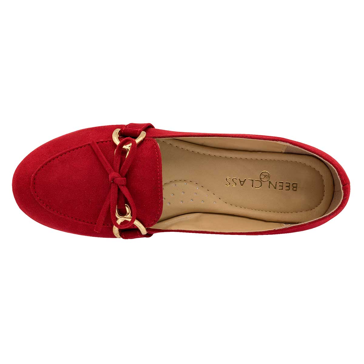 Flats Exterior Textil Color Rojo Para Mujer De Been Class