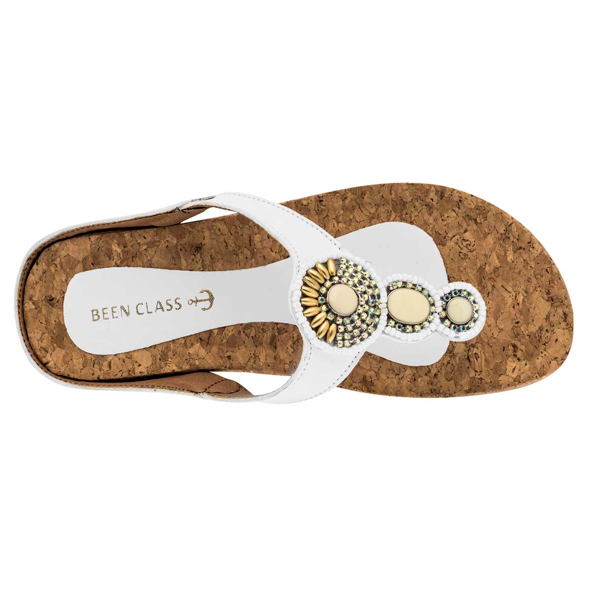 Sandalias Exterior Piel sintética Color Blanco Para Mujer De Been Class