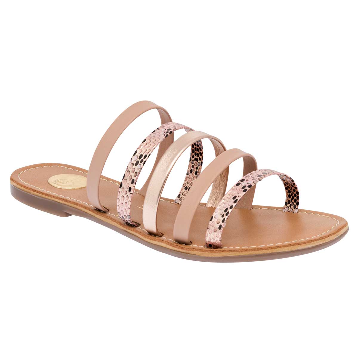 Sandalias Exterior Piel sintética Color Rosa Para Mujer De Been Class