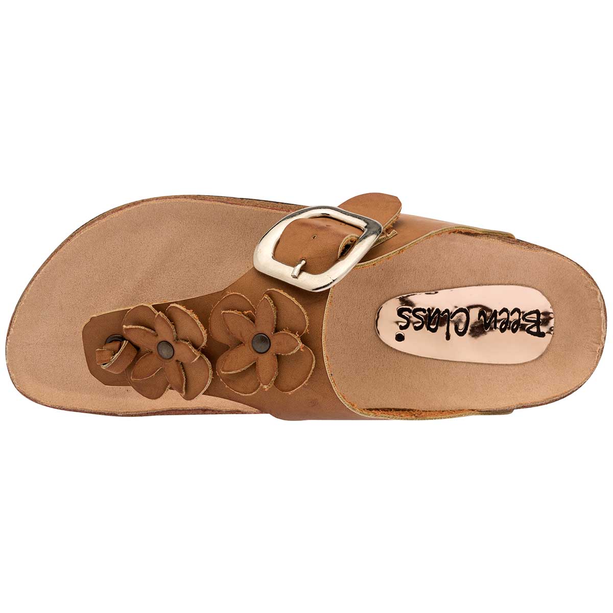 Sandalias Exterior Piel sintética Color Camel Para Mujer De Been Class