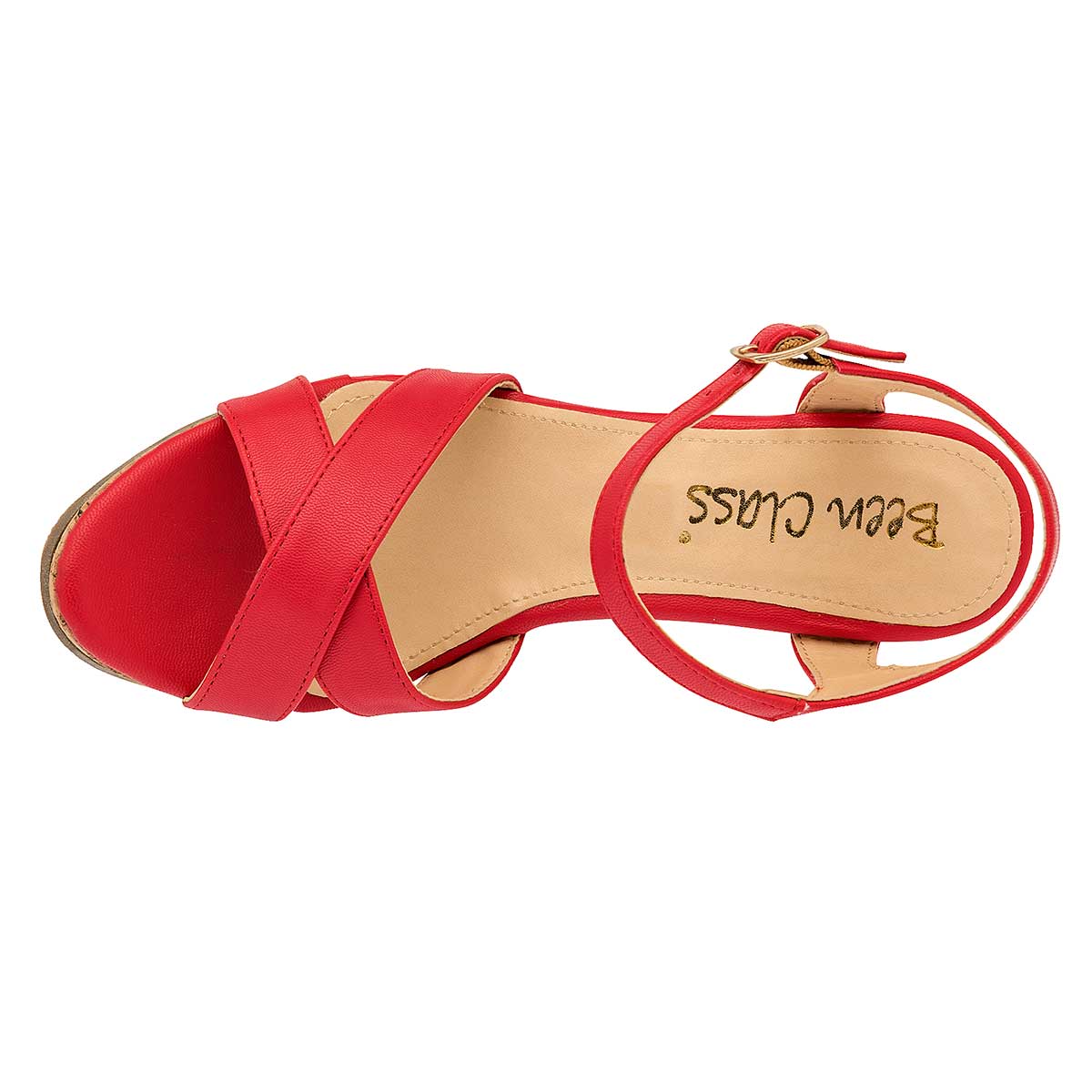 Sandalias Exterior Piel sintética Color Rojo Para Mujer De Been Class