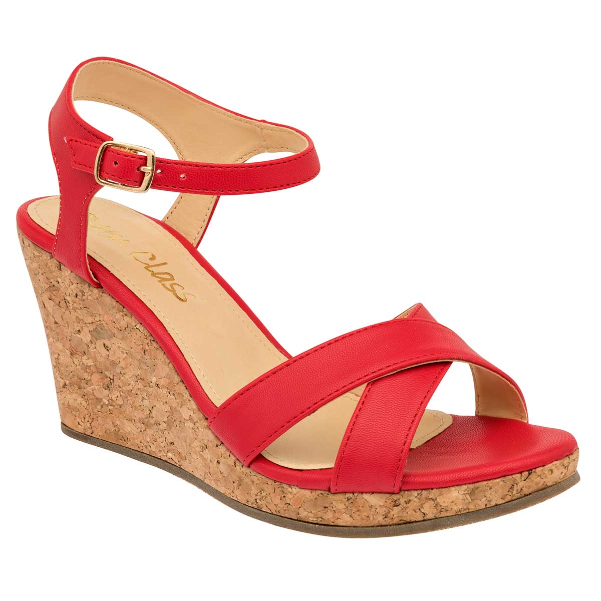 Sandalias Exterior Piel sintética Color Rojo Para Mujer De Been Class