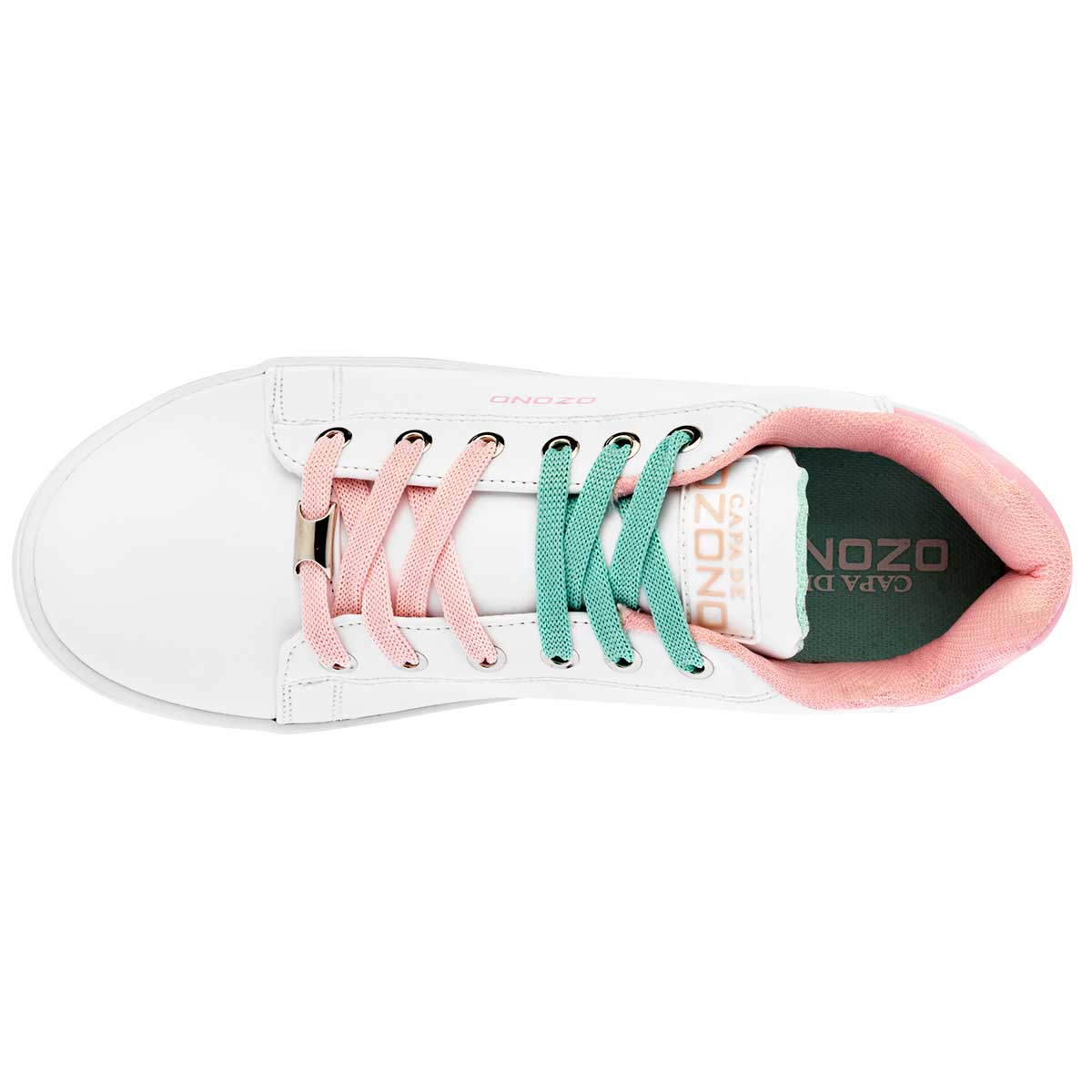 Tenis urbanos Exterior Sintético Color Blanco Para Mujer De Capa de Ozono