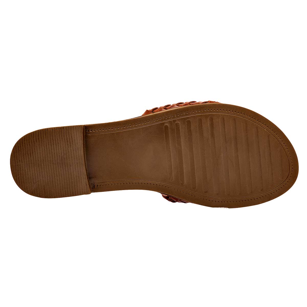 Sandalias Exterior Piel sintética Color Camel Para Mujer De Capa de Ozono