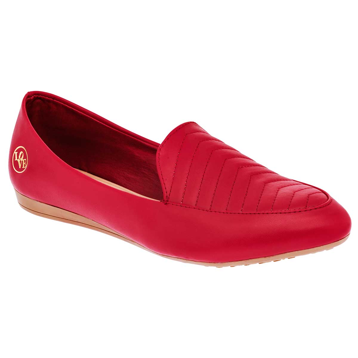 Flats Exterior Piel sintética Color Rojo Para Mujer De Clasben