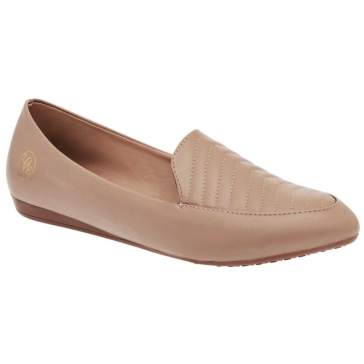 Flats Exterior Piel sintética Color Beige Para Mujer De Clasben