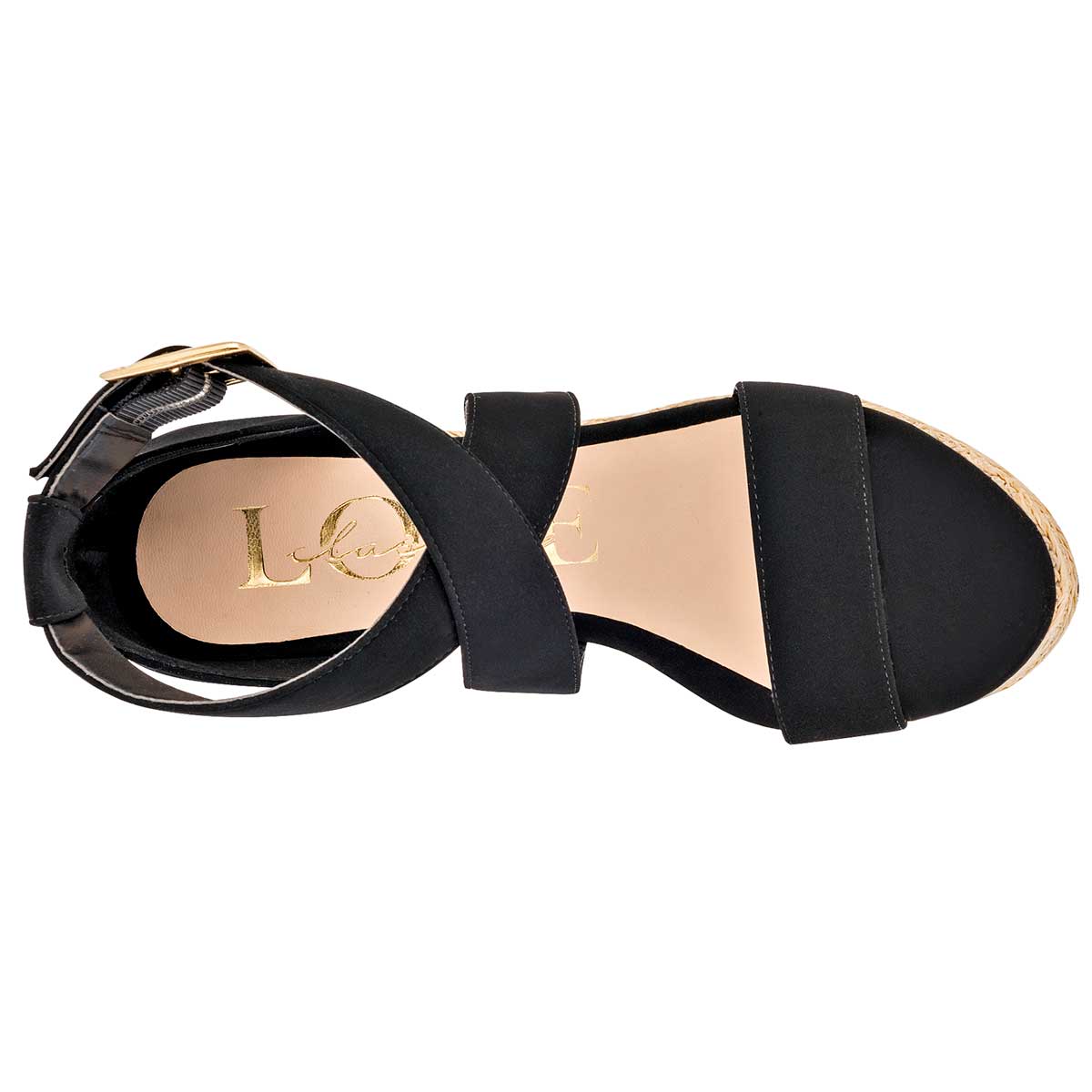 Sandalias Exterior Piel sintética Color Negro Para Mujer De Clasben