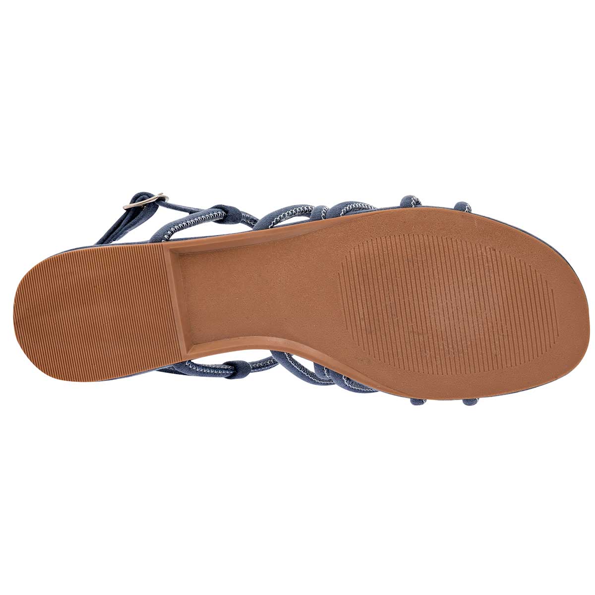 Sandalias Exterior Piel sintética Color Azul Para Mujer De Clasben