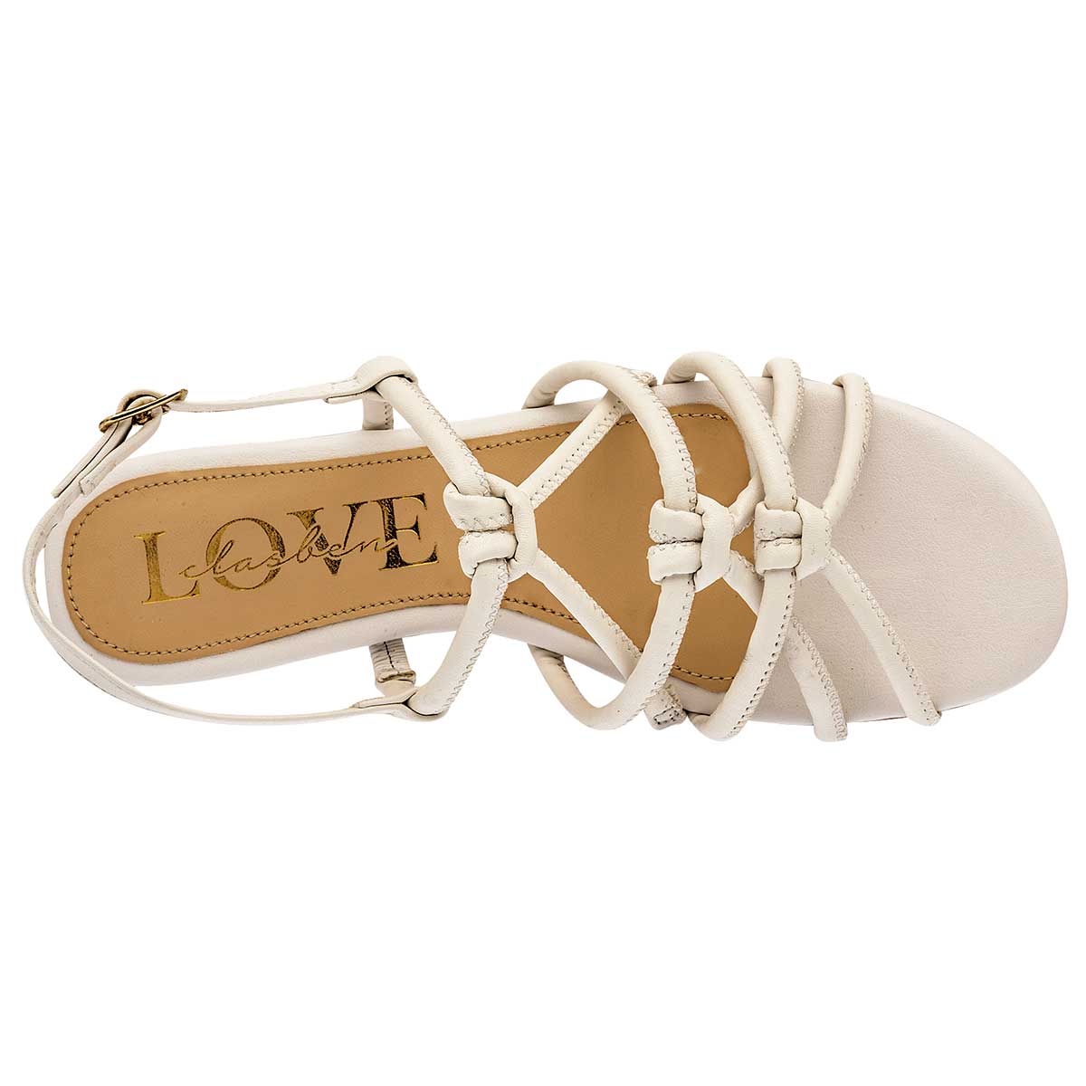 Sandalias Exterior Piel sintética Color Blanco Para Mujer De Clasben