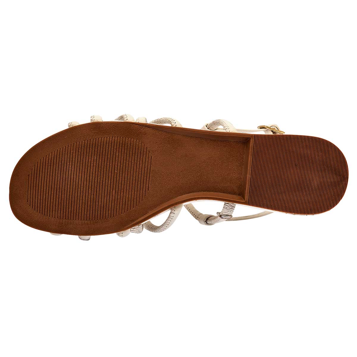 Sandalias Exterior Piel sintética Color Blanco Para Mujer De Clasben