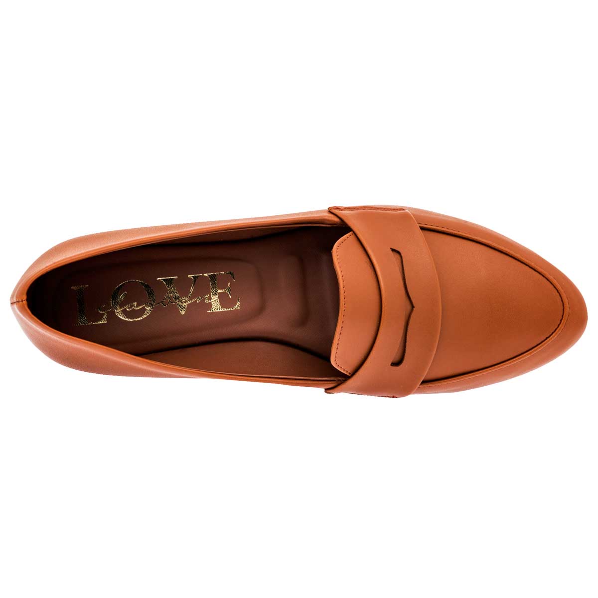 Flats Exterior Piel sintética Color Camel Para Mujer De Clasben