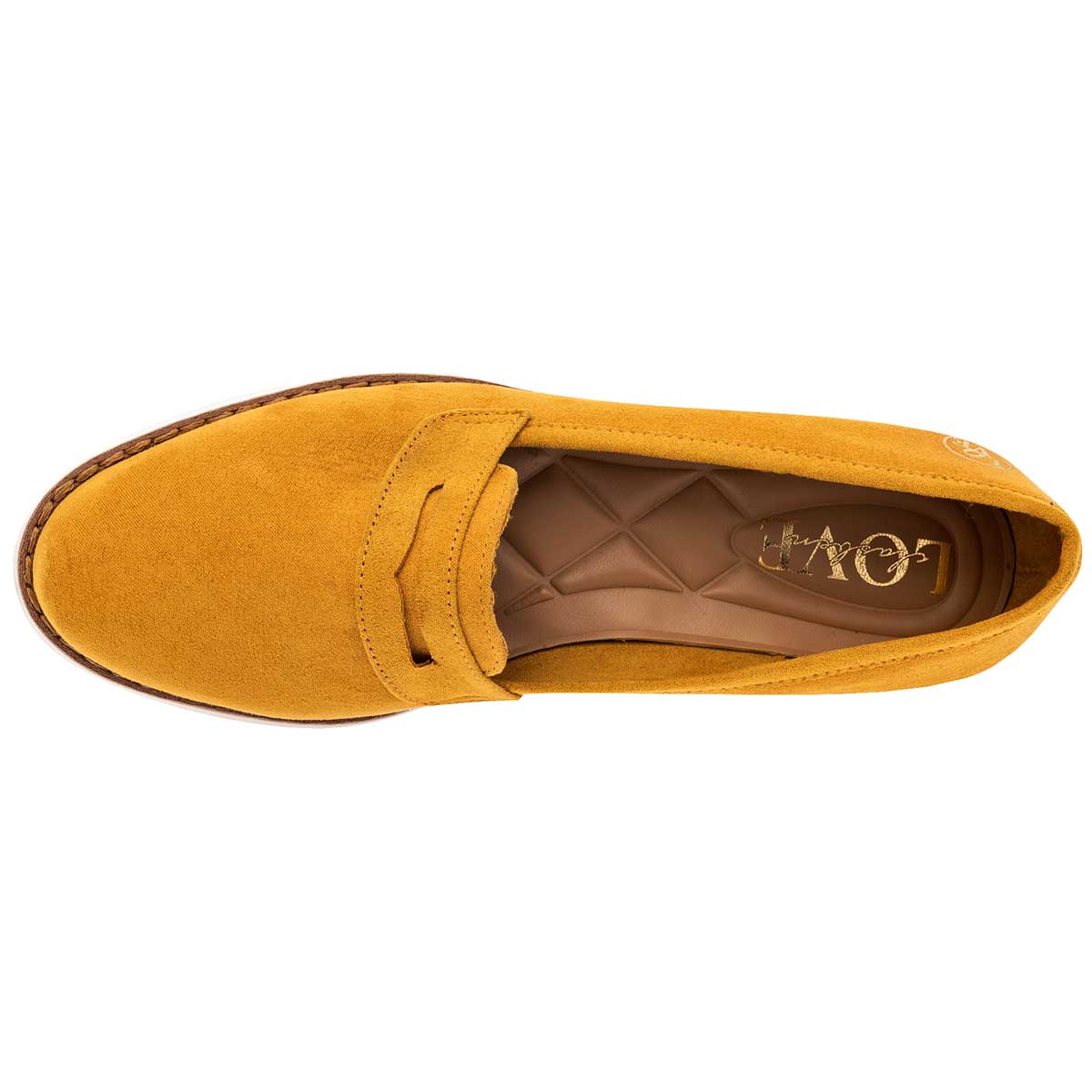 Zapatos casuales Exterior Piel sintética Color Amarillo Para Mujer De Clasben