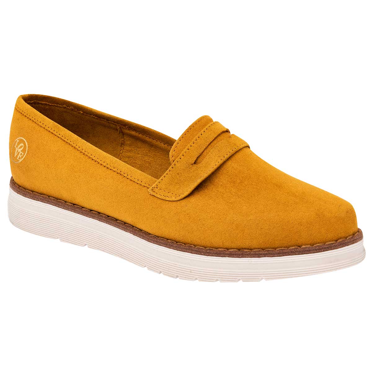 Zapatos casuales Exterior Piel sintética Color Amarillo Para Mujer De Clasben