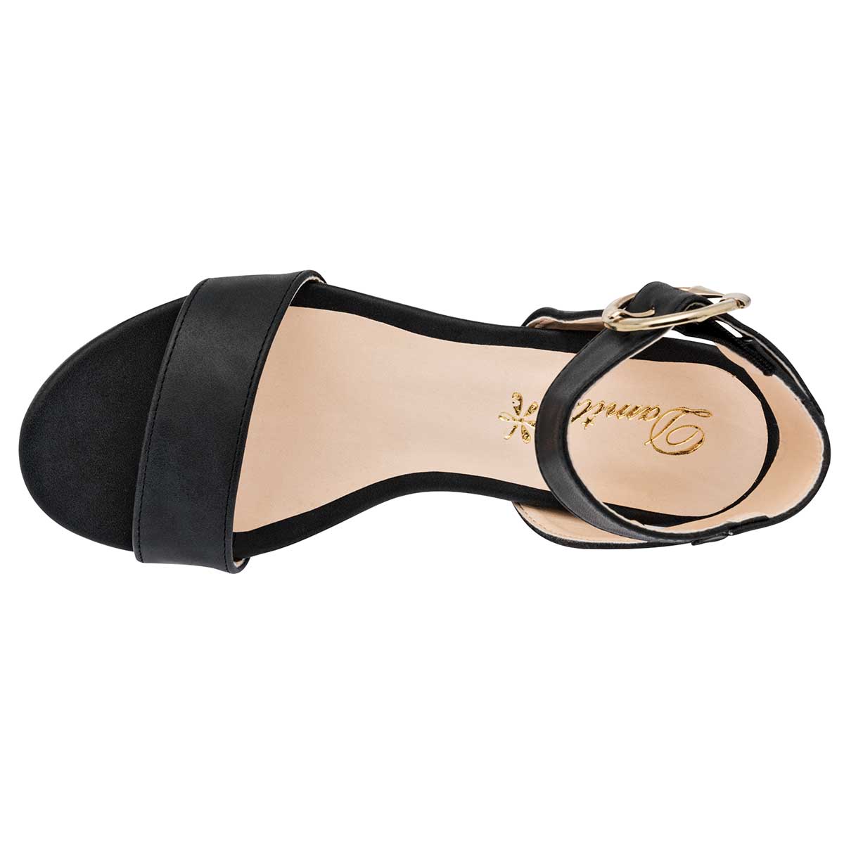 Sandalias Exterior Piel sintética Color Negro Para Mujer De Damita