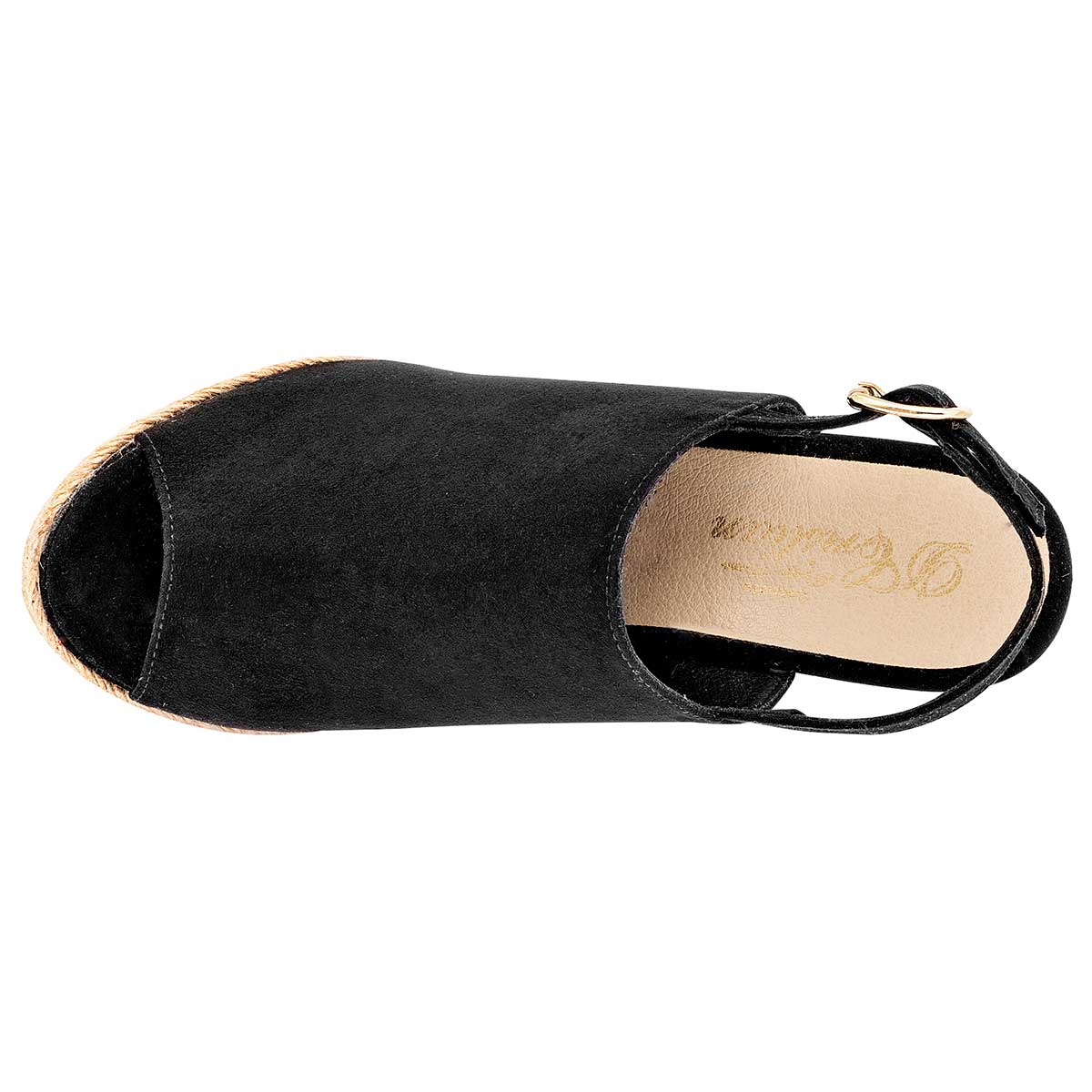 Sandalias Exterior Textil Color Negro Para Mujer De D´Cristian