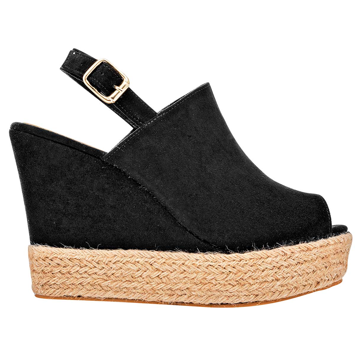 Sandalias Exterior Textil Color Negro Para Mujer De D´Cristian