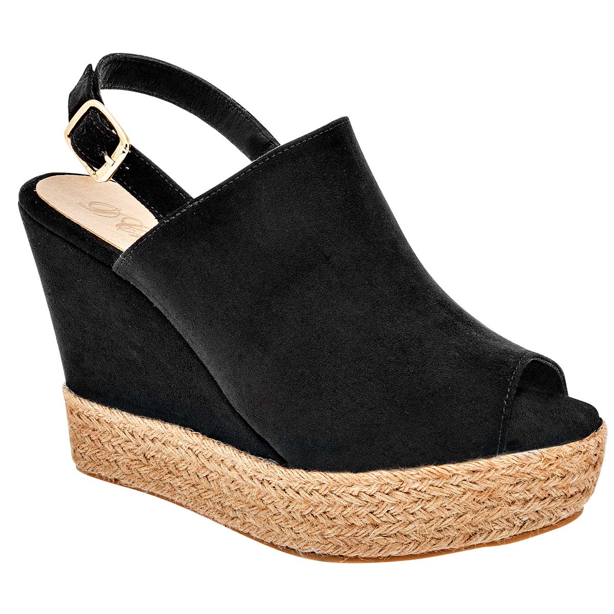 Sandalias Exterior Textil Color Negro Para Mujer De D´Cristian