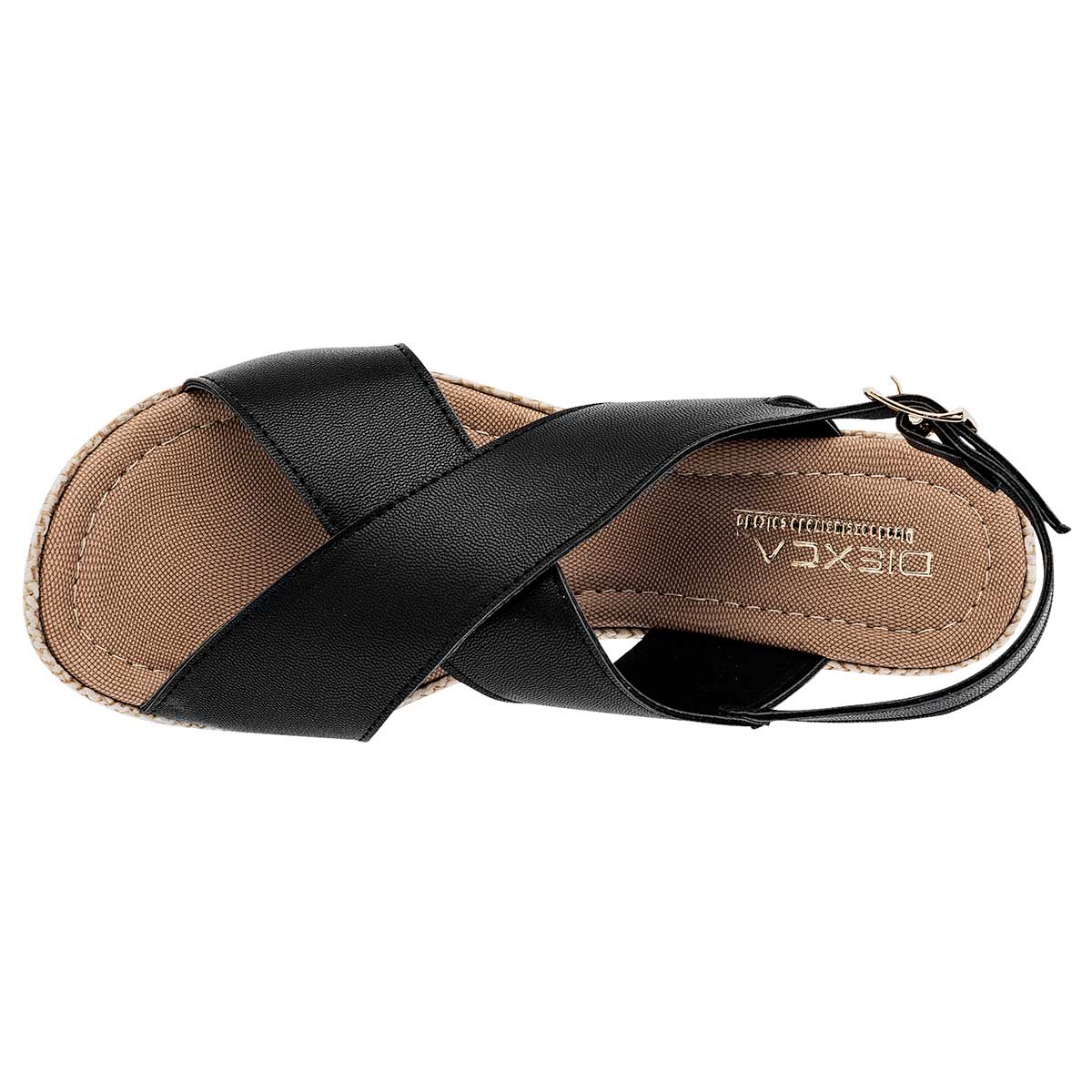 Sandalias Exterior Piel sintética Color Negro Para Mujer De RBCOLLECTION