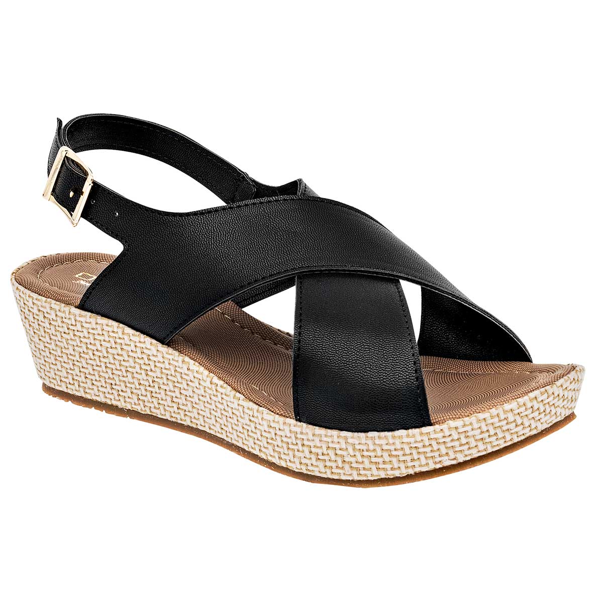 Sandalias Exterior Piel sintética Color Negro Para Mujer De RBCOLLECTION