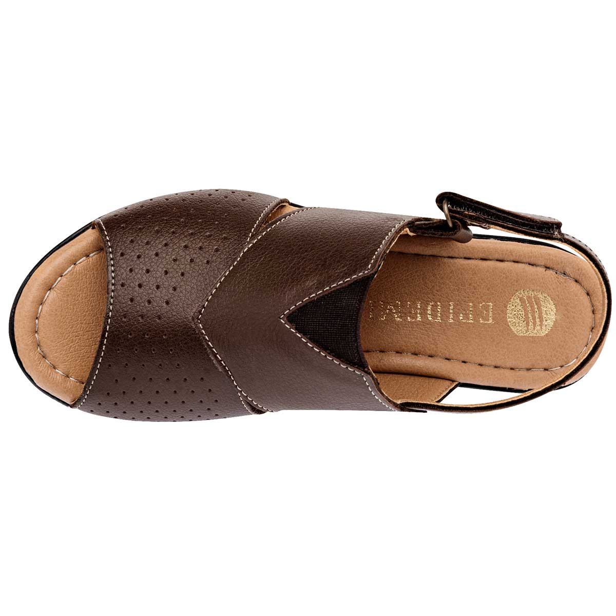 Sandalias Exterior Piel sintética Color Café Para Mujer De RBCOLLECTION