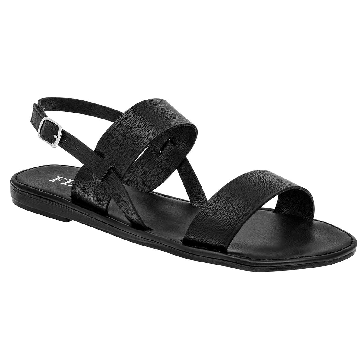 Sandalias Exterior Piel sintética Color Negro Para Mujer De RBCOLLECTION