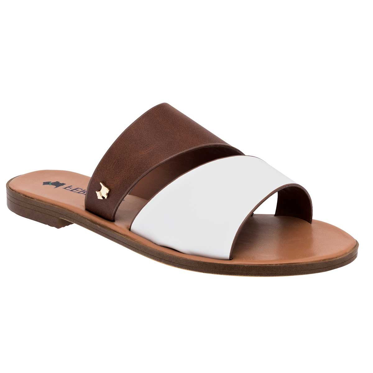 Sandalias Exterior Piel sintética Color Blanco Para Mujer De Ferrioni