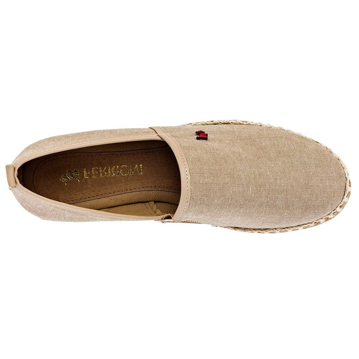 Alpargatas Exterior Sintético Color Beige  Para Mujer De Ferrioni