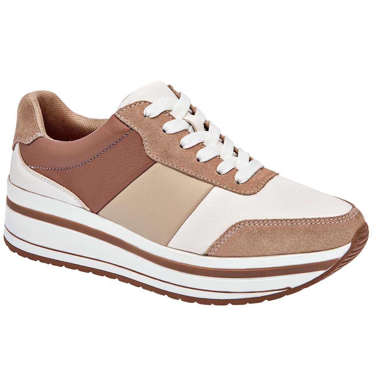 Tenis urbanos Exterior Sintético Color Blanco Para Mujer De Flexi