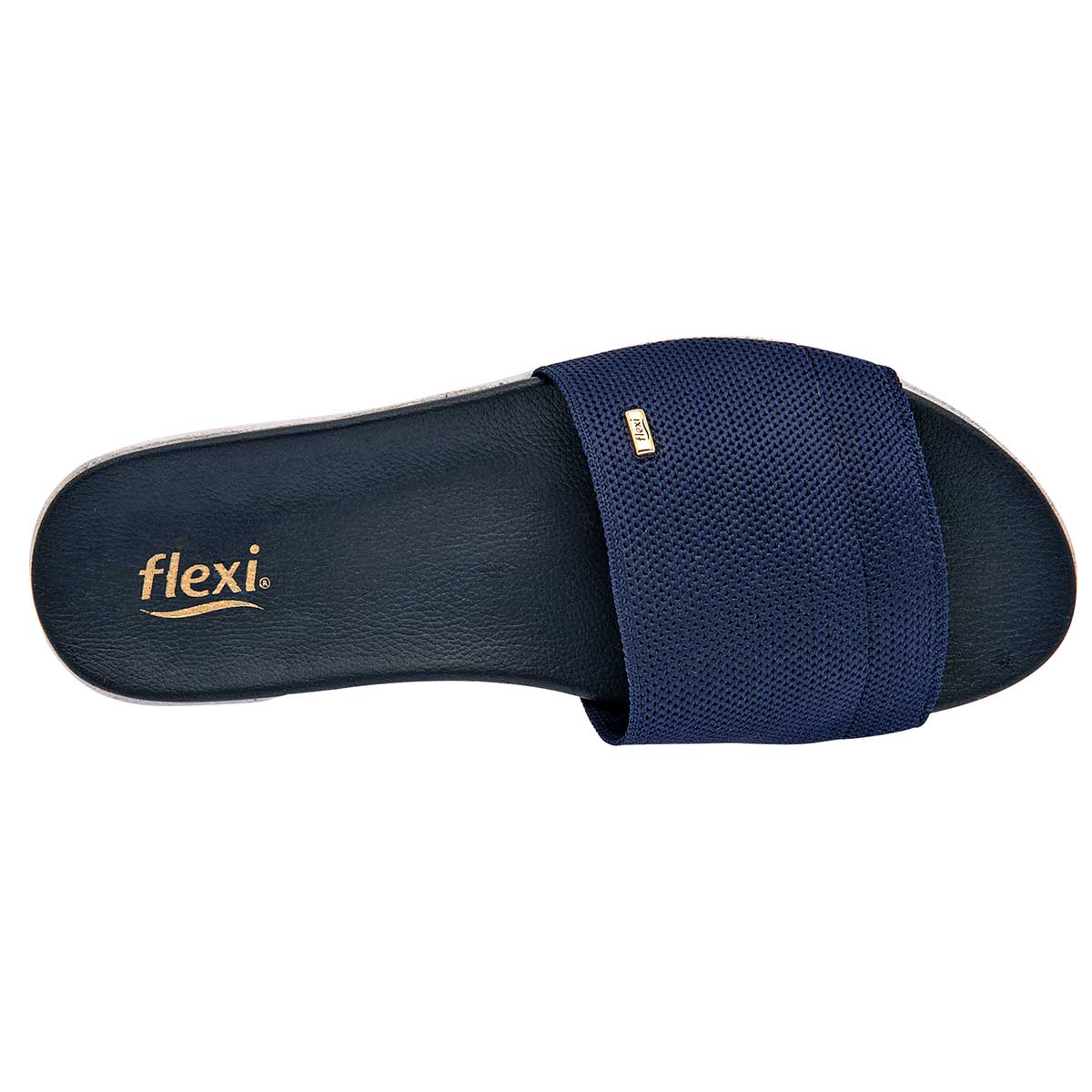 Sandalias Exterior Textil Color Marino Para Mujer De Flexi