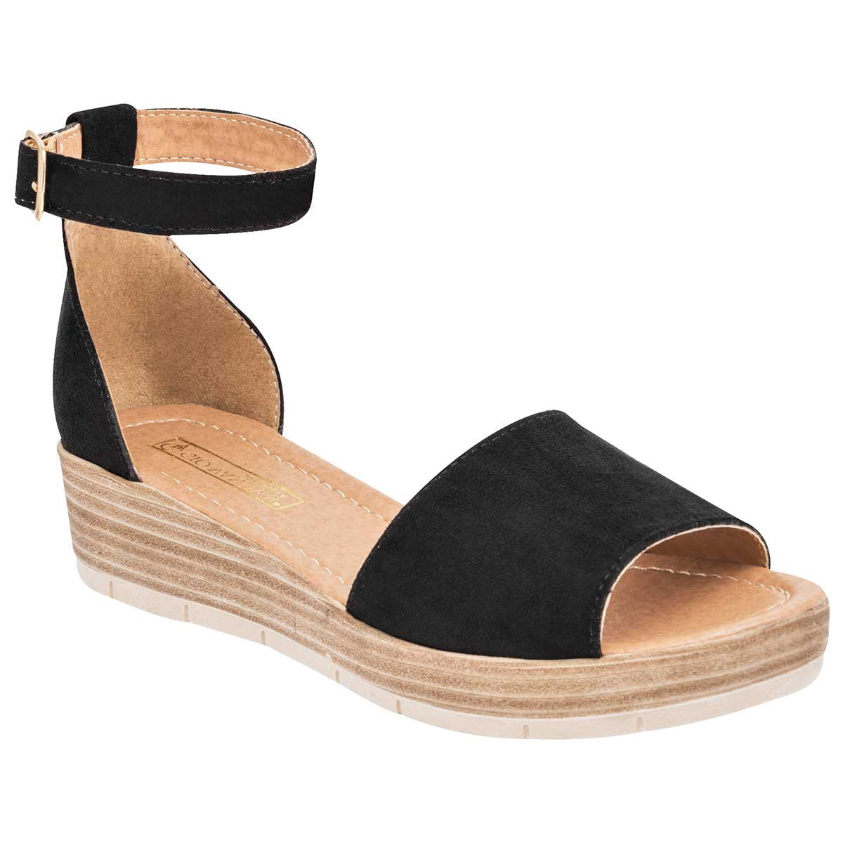 Sandalias Exterior Piel sintética Color Negro Para Mujer De RBCOLLECTION