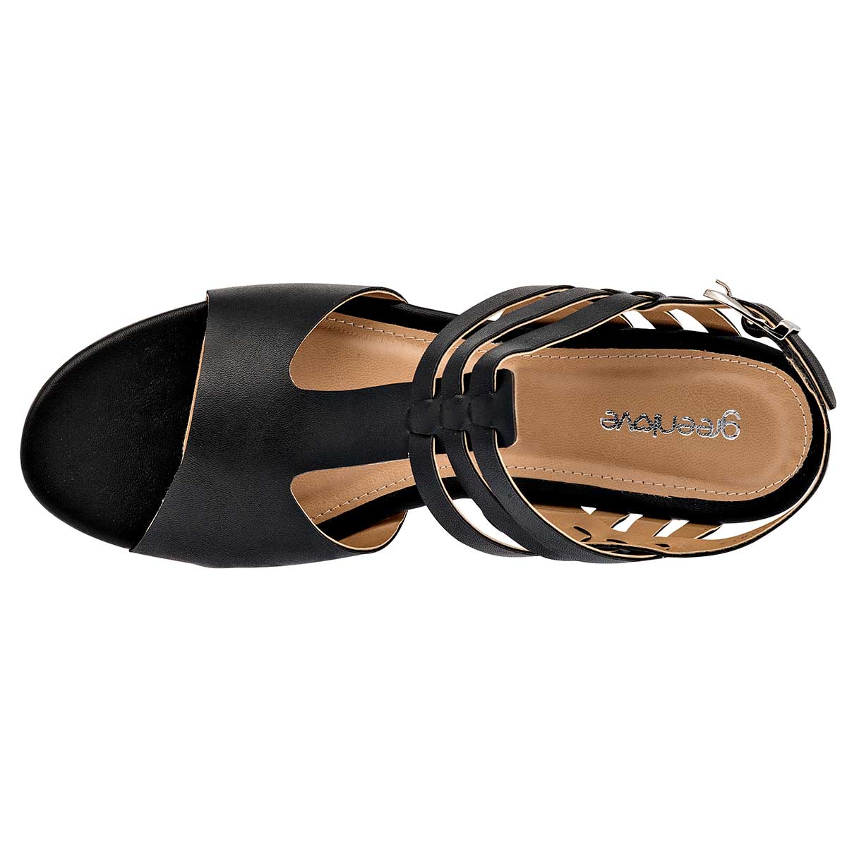 Sandalias Exterior Piel sintética Color Negro Para Mujer De RBCOLLECTION