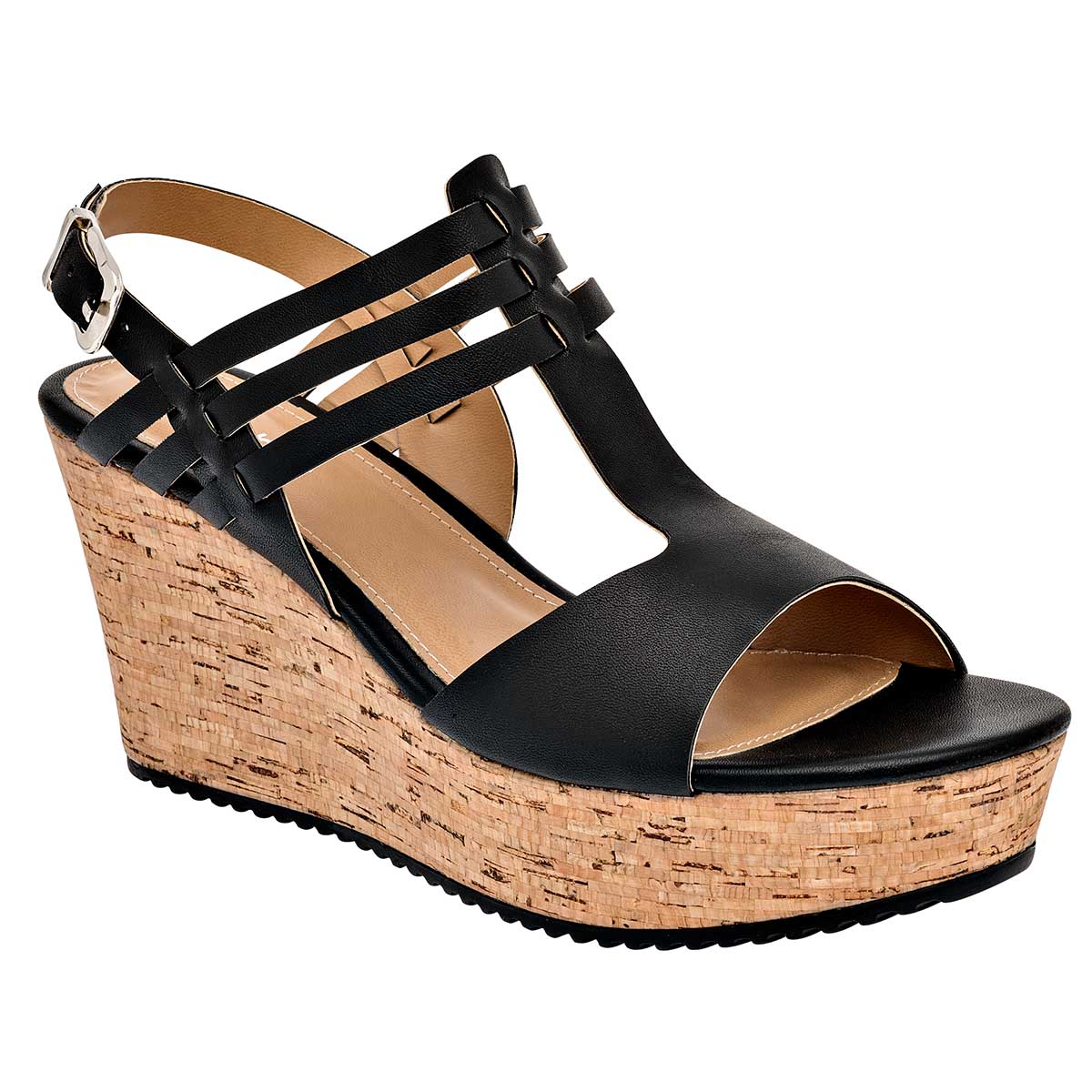 Sandalias Exterior Piel sintética Color Negro Para Mujer De RBCOLLECTION