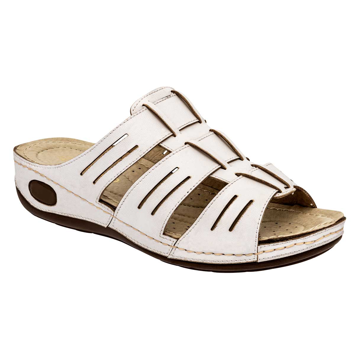 Sandalias Exterior Piel sintética Color Blanco Para Mujer De RBCOLLECTION