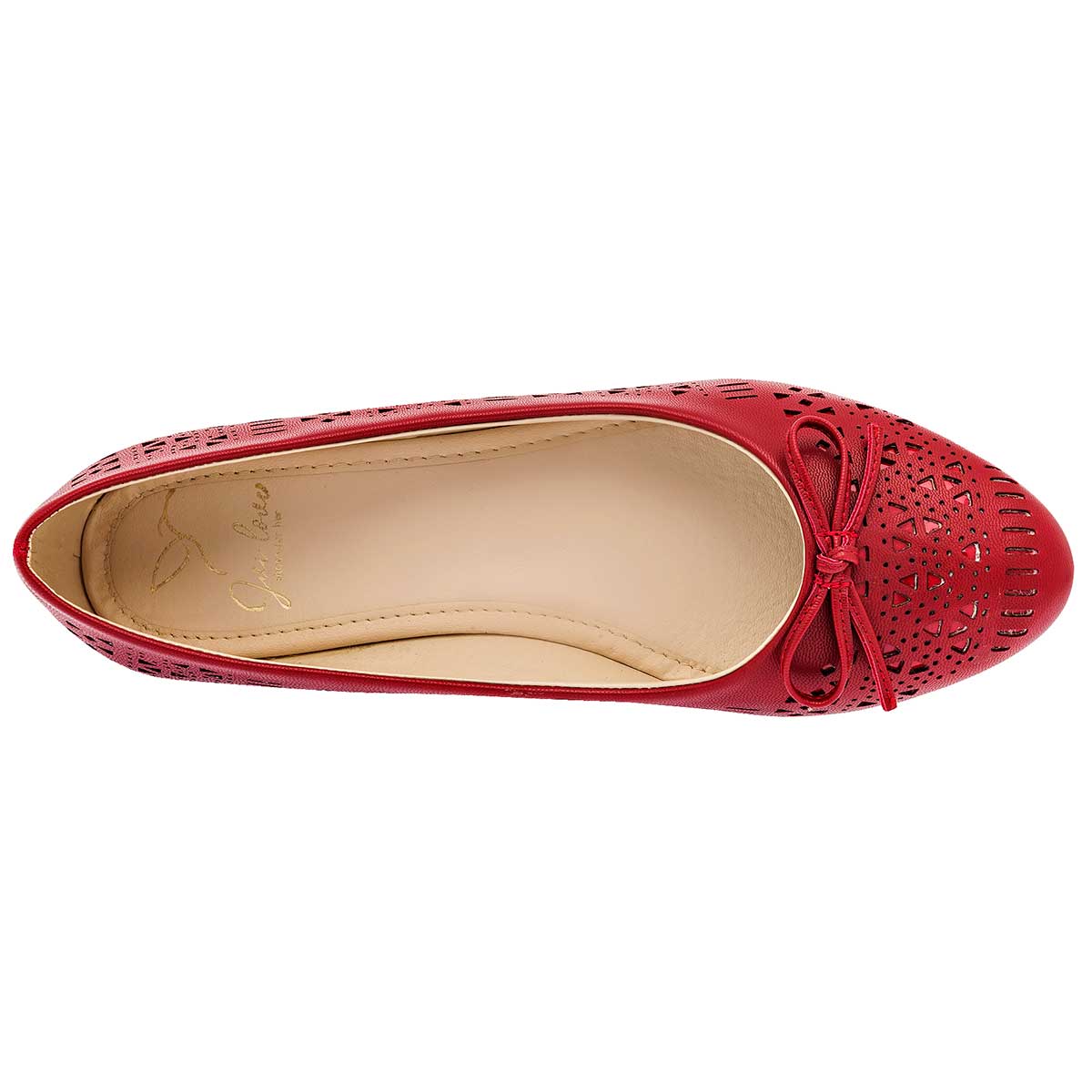 Flats Exterior Piel sintética Color Rojo Para Mujer De RBCOLLECTION