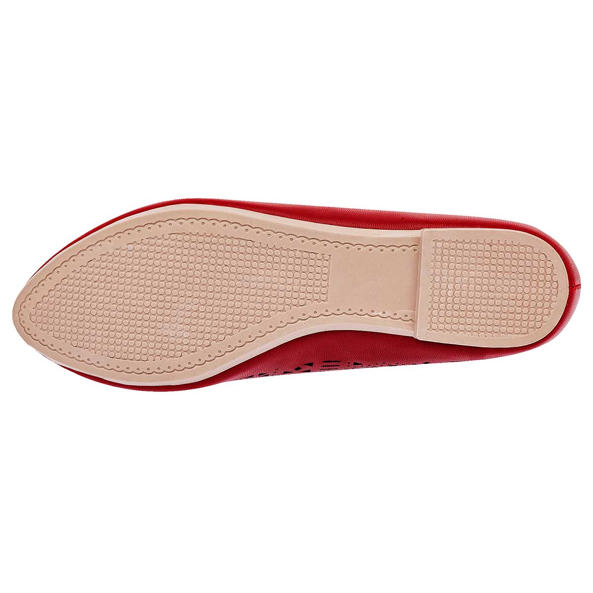 Flats Exterior Piel sintética Color Rojo Para Mujer De RBCOLLECTION