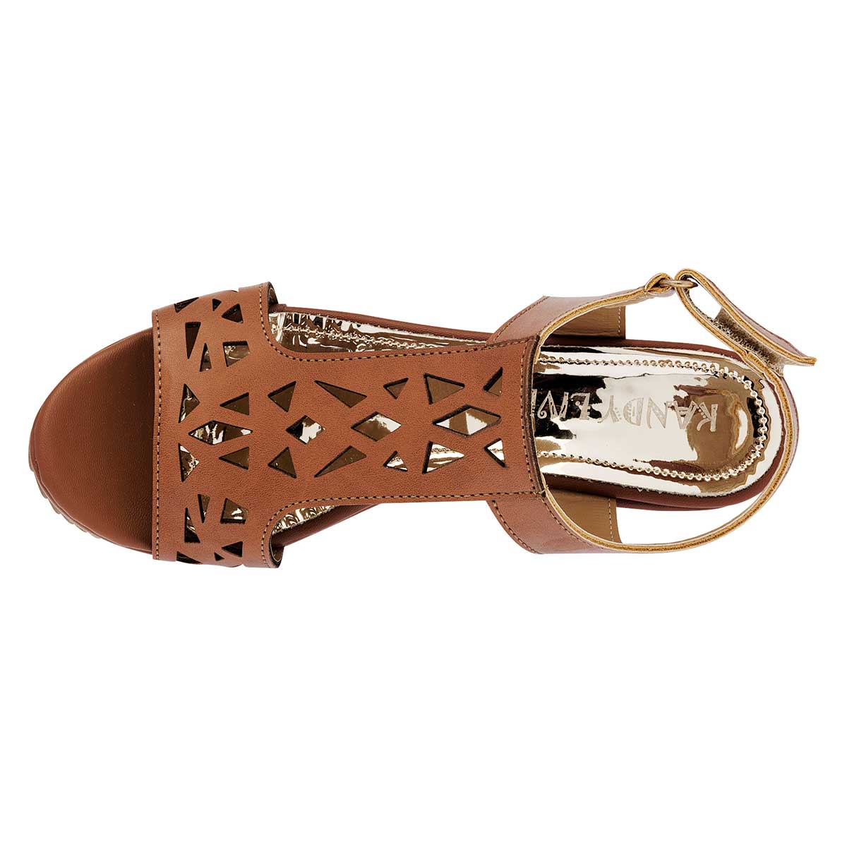 Sandalias Exterior Piel sintética Color Camel Para Mujer De RBCOLLECTION