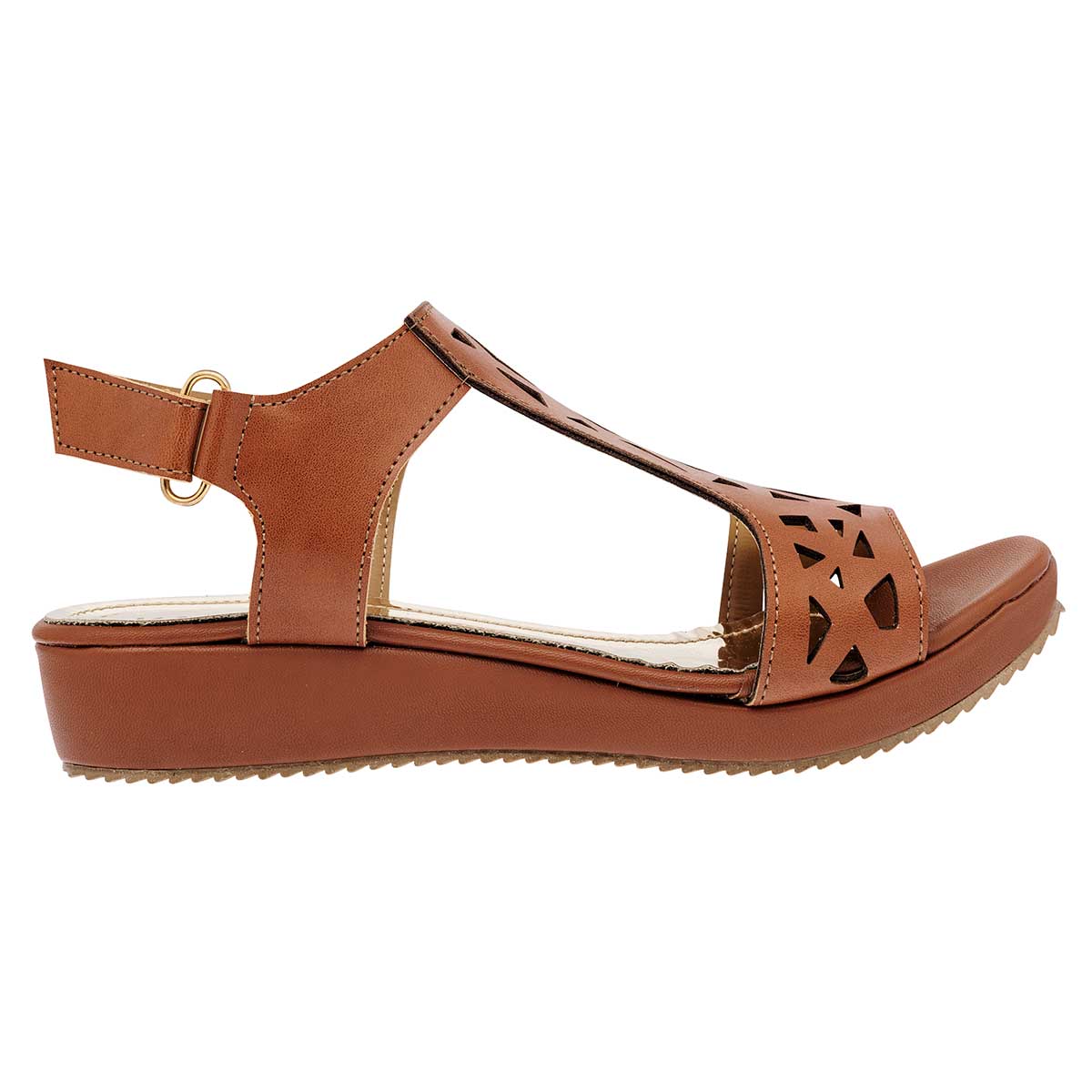 Sandalias Exterior Piel sintética Color Camel Para Mujer De RBCOLLECTION