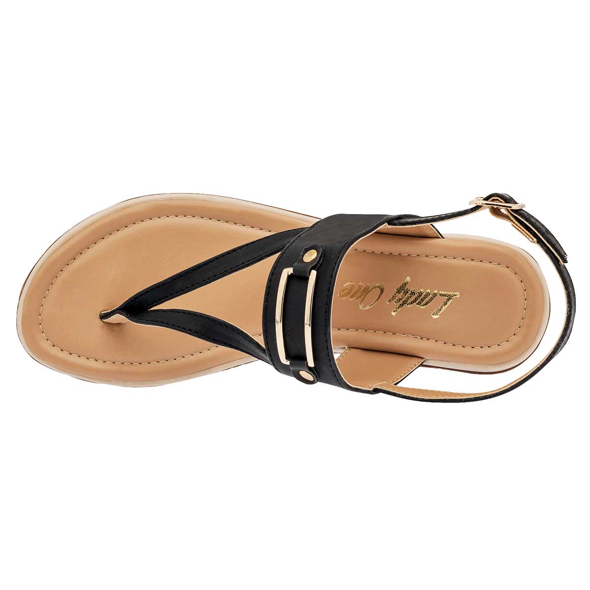 Sandalias Exterior Piel sintética Color Negro Para Mujer De RBCOLLECTION