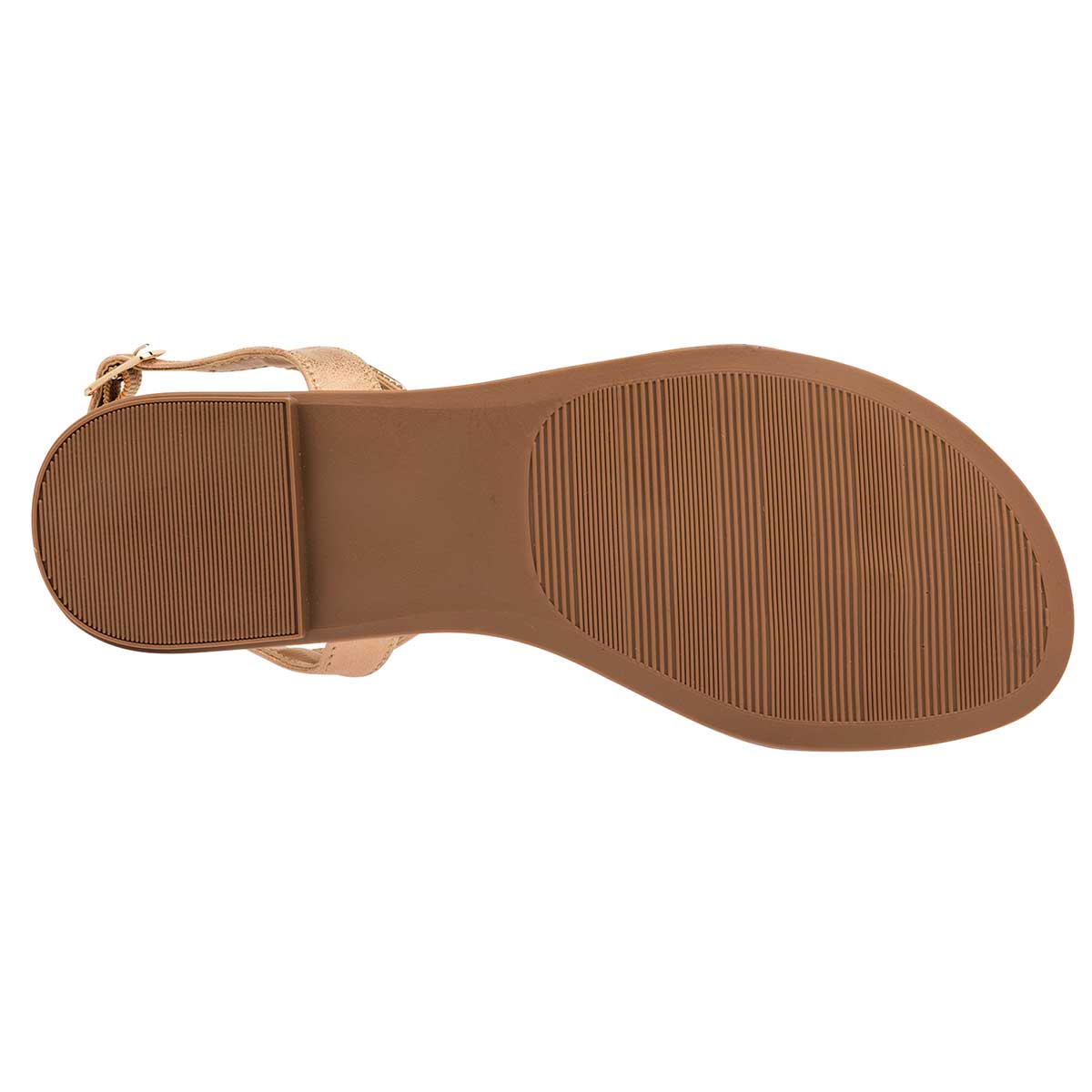 Sandalias Exterior Piel sintética Color Oro Para Mujer De RBCOLLECTION