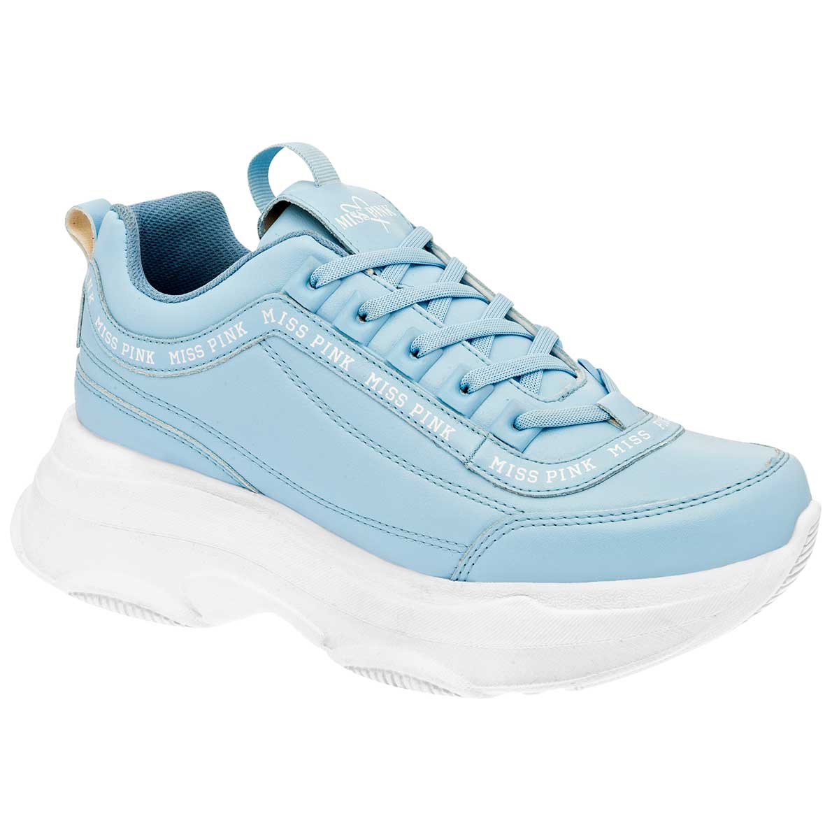 Tenis urbanos Exterior Sintético Color Azul Para Mujer De Miss Pink