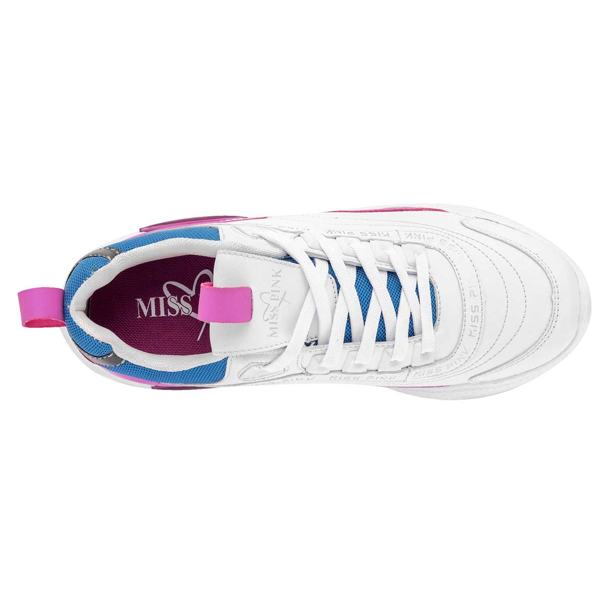 Tenis urbanos Exterior Sintético Color Blanco Para Mujer De Miss Pink