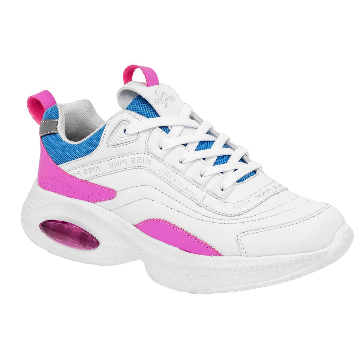 Tenis urbanos Exterior Sintético Color Blanco Para Mujer De Miss Pink