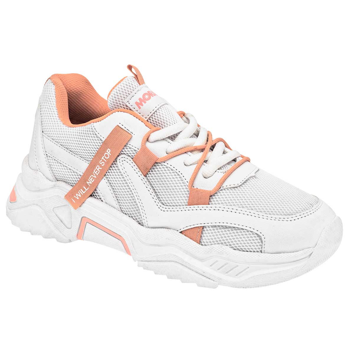 Tenis urbanos Exterior Sintético Color Blanco Para Mujer De Moramora