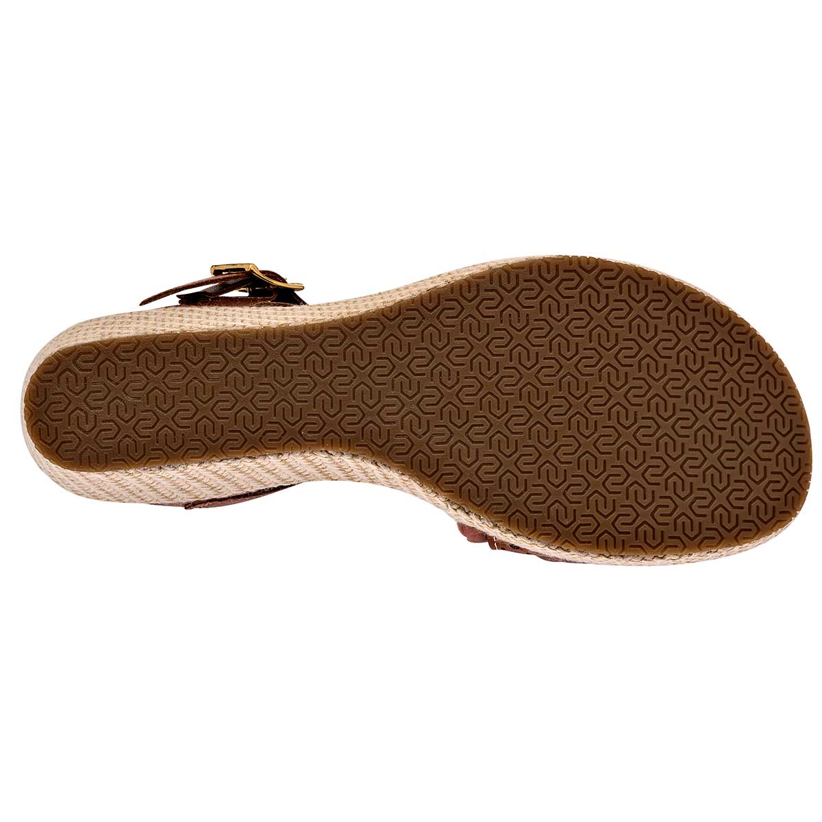 Sandalias Exterior Piel sintética Color Camel Para Mujer De Moramora