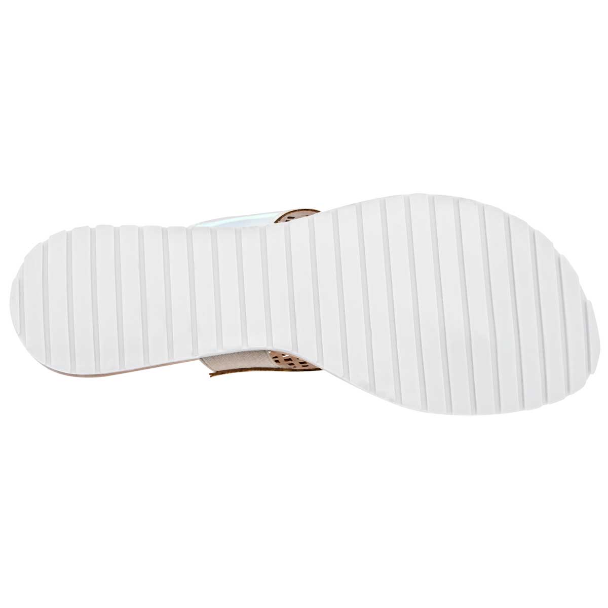 Sandalias Exterior Piel sintética Color Blanco Para Mujer De Moramora