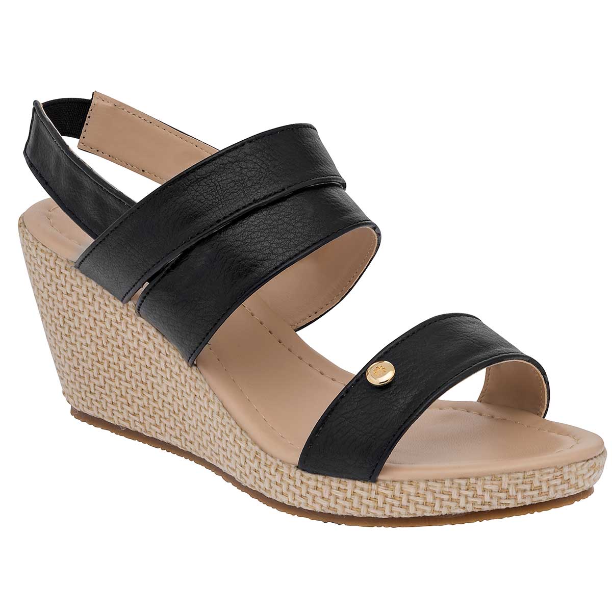 Sandalias Exterior Piel sintética Color Negro Para Mujer De Moramora